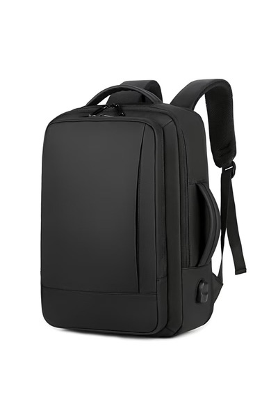 OEM Rucsac multifuncțional, respirabil și spațios, cu port de încărcare USB, 44 cm x 32 cm, negru