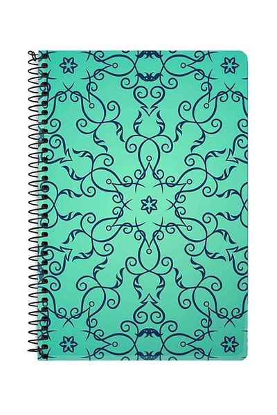 Stylizedd Arabian Star A5 Spiral Notebook Blue
