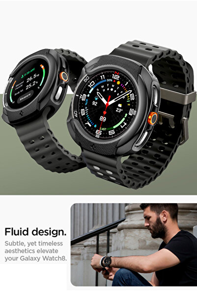 Spigen Liquid Air for Samsung Galaxy Watch 8 Classic 46mm Case (2025) - Matte Black