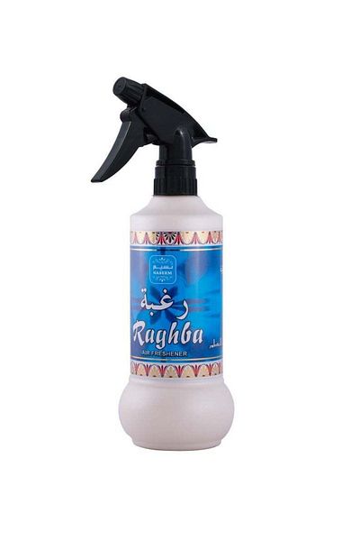 Naseem Raghba Air Freshener Spray – Alcohol-Free Odor Eliminator for Home, Bathroom, Kitchen & Car