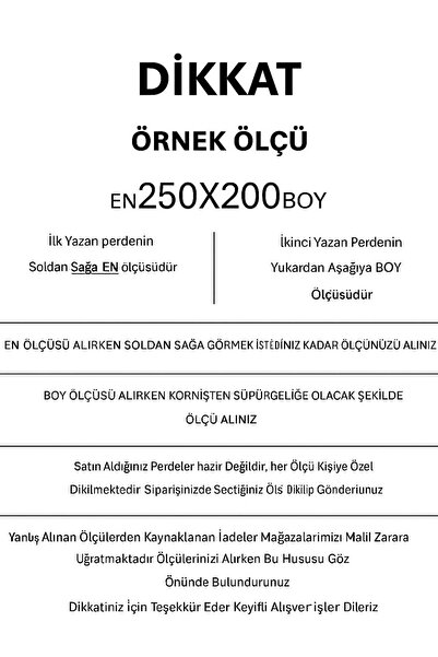 SHY TEKSTİL Lüks 1.Sınıf Kornişli Mavi Beyaz Balkon Perdesi En X Yükseklik Ölçülerle