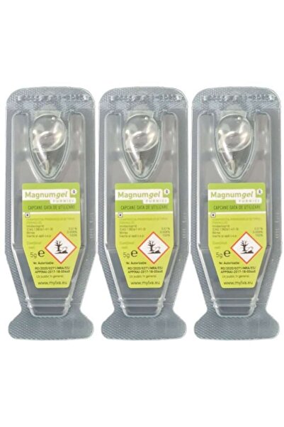 Mylva Pachet promoțional: Set de 3 capcane MagnumGel pentru combaterea furnicilor, + Set de 2 capcane adezive pentru ploșnițe,