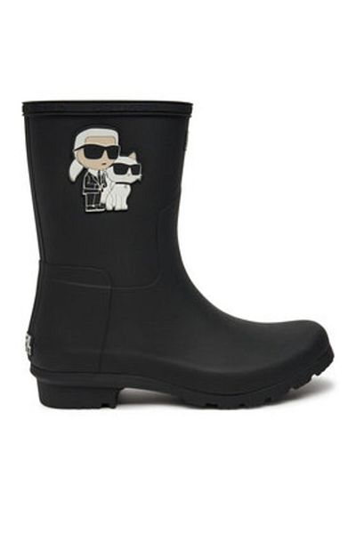 Karl Lagerfeld Women's Wellington Boots KL47073T Black