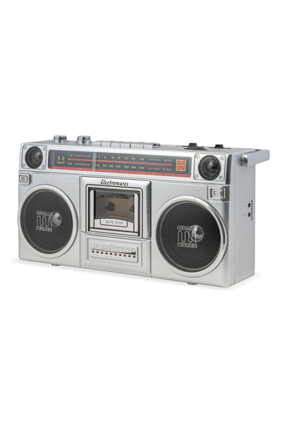 Electromures Bluetooth Speaker with Cassette Player FM/AM Radio EM 1012, USB, TF Light Music Edition