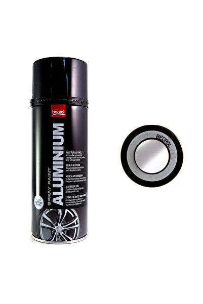 beorol Spray Paint for Aluminum Wheels, Metallic Silver 400 ml