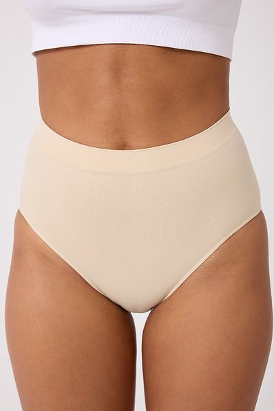 FOREVER MORE 3 Pack Seamless Women's High Waist Bato Slip Panties