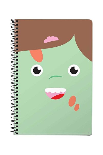 Stylizedd Cute Avatar A5 Spiral Notebook Multicolour
