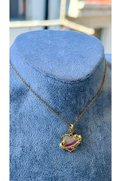 İNN JEWELLERY Steel Necklace with Heart Figure (2 Years Importer Guarantee)