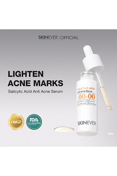 SKINEVER Salicylic Acid Anti-Acne Repairing Serum – Blemish Control & Pore Care