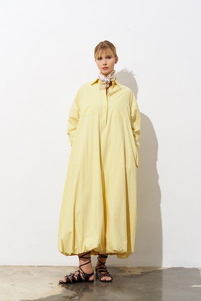 Merve DAĞLI Aria Balloon Poplin Dress