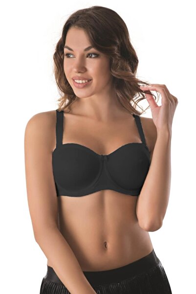 Sepetiva Sutien de strângere fără bretele Black Mi Emay 159 C