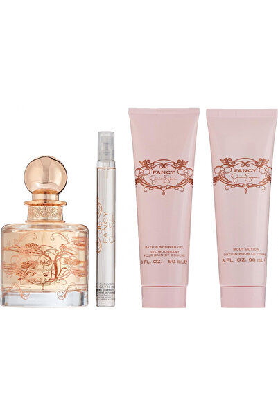 Jessica Simpson مجموعة فانسي للنساء EDP 100 مل مع EDP 10 مل مع Bl 90 مل مع Shower Gel 90 مل