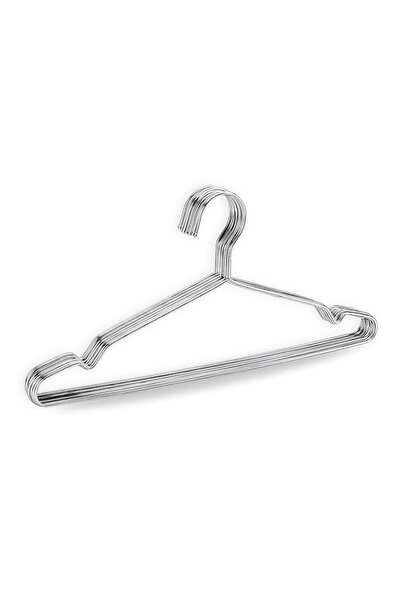 Generic شماعات فولاذية من فيلينغز، 5 قطع، مقاس كبير 44 سم، سمك 3 مم