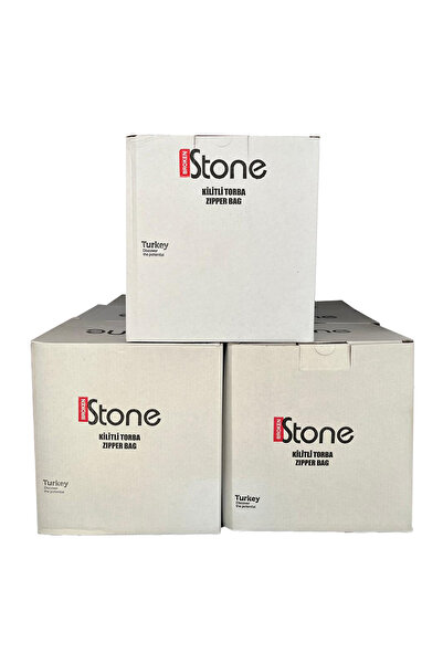 Broken Stone Kilitli Torba Kilitli Poşet 16x20 100 Adet