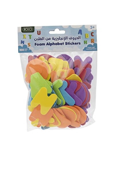 Roco Alphabet Letter Sticker Sheet – Assorted Colors