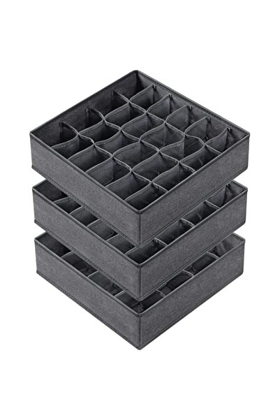 Generic منظم أدراج للجوارب والملابس الداخلية من كريوسيا، عبوة من 3 فواصل، 64 ...