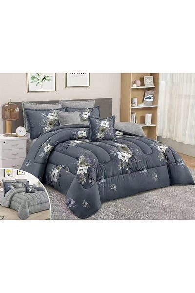 RedRosa Luxurious double bed sheet set, printed, made of microfiber, size 240*260 cm