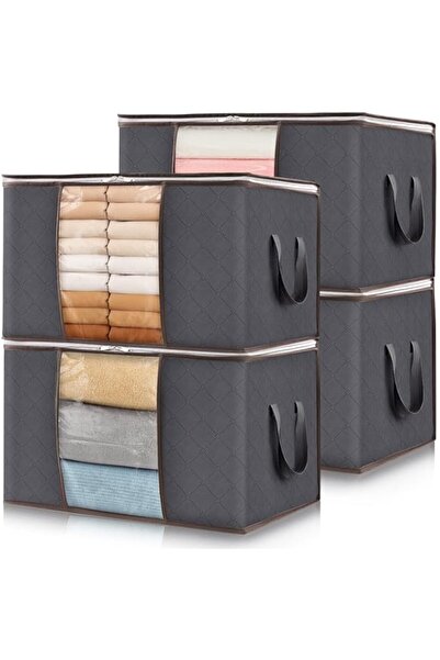 Generic حقيبة تخزين ملابس Lifewit مكونة من 4 قطع، صناديق تخزين للملابس والبطا...