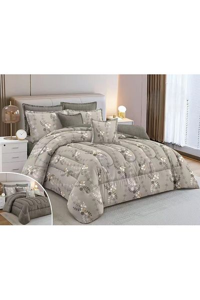 RedRosa Luxurious double bed sheet set, printed, made of microfiber, size 240*260 cm