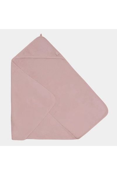 Jollein Cotton Hooded Towel, 100 x 100 cm, Wild Rose