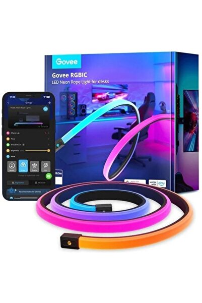 Govee Gaming Neon LED Masa Şeridi Kesilebilir - 3 Metre