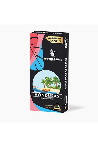 Bongardi Coffee Honduras Blend Aluminum Nespresso Compatible Capsule Coffee