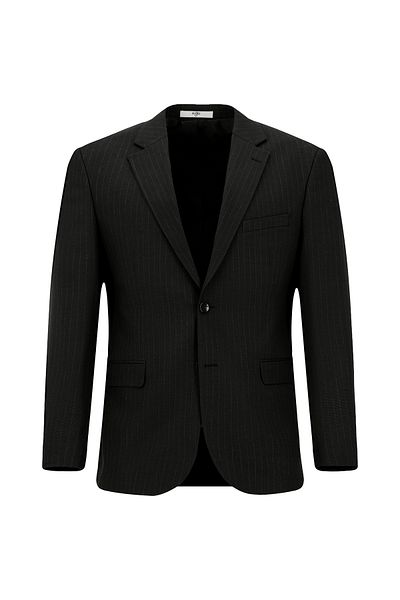 Kiğılı Striped Polyester/Viscose Suit