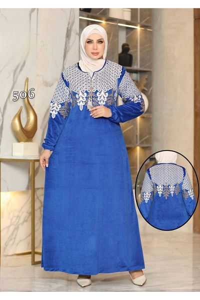 Generies High quality velvet Arabic jalabiya with a wonderful design