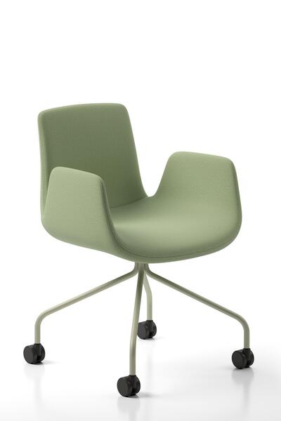 Bürotime Poly Çalışma Koltuğu, Boyalı Ayak & Kekik