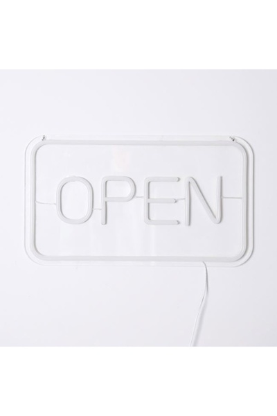 divendi-ro Lampă LED neon, model cu inscripția OPEN, incl. cablu de 1,8 m, 41...