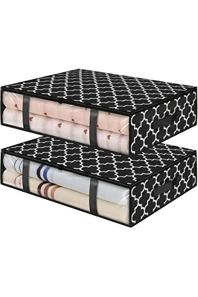 Generic حاويات تخزين تحت السرير من MISTHO مع أغطية، صندوق منظم كبير لتخزين تح...