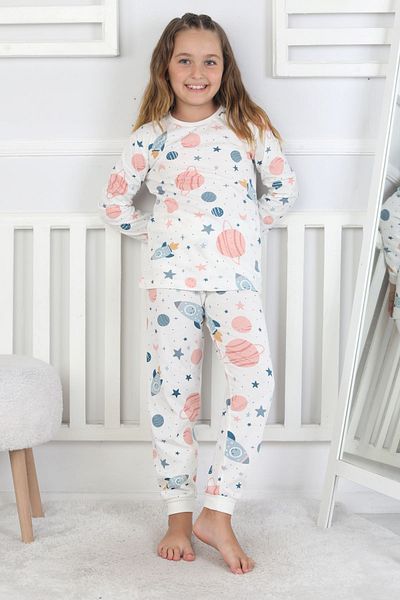 ZUZUNGA Gezegan Themed Unisex Children's Pajama Set (Girl - Boy)