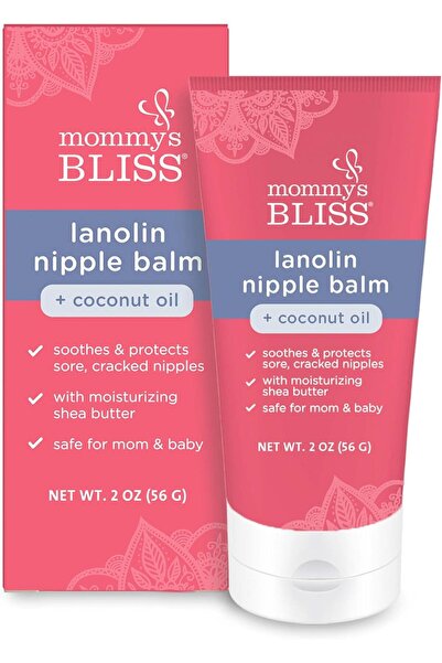 Mommy's Bliss Lanolin Balm Breastfeeding Cream with Coconut Oil & Shea Butter...