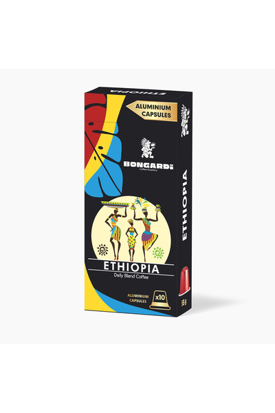 Bongardi Coffee Ethiopian Blend Nespresso Compatible Aluminum Capsule Coffee