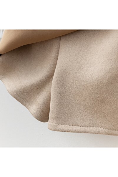 My Lusa baby wear Girls' Suit with Floral Accessories, Suede Shorts and Skirt