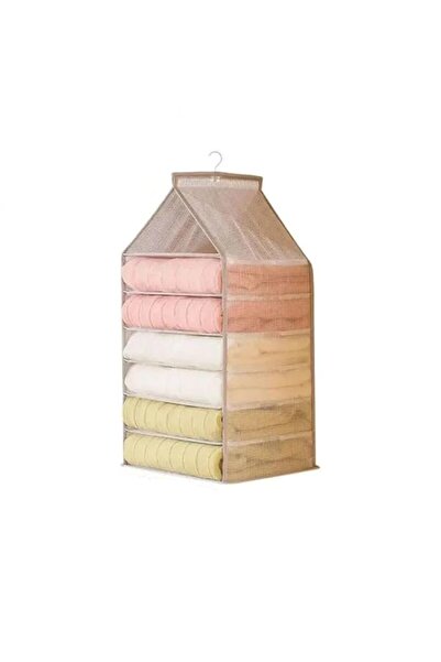 Generic ECVV Wardrobe Clothes Organizer 1 Pack Hanging Closet Clothing Storag...