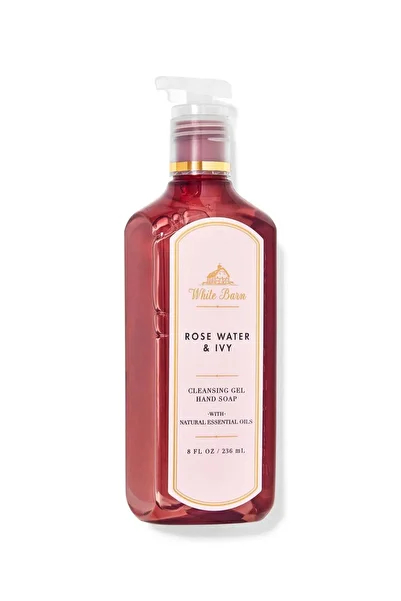 Bath & Body Works صابون جل منظف لليدين بماء الورد واللبلاب