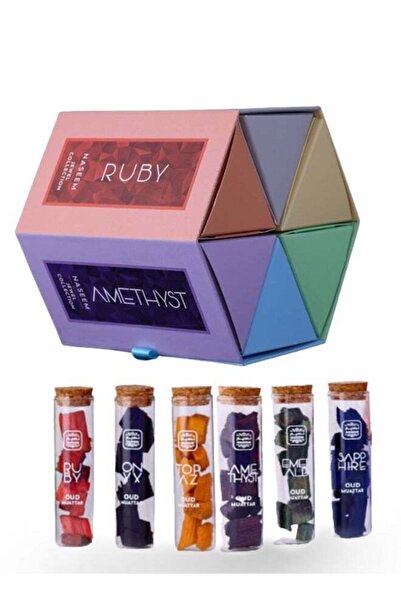 Naseem Bakhoor Jewel Collection - Premium Arabic Incense, Home Fragrances, 15gm*6pcs