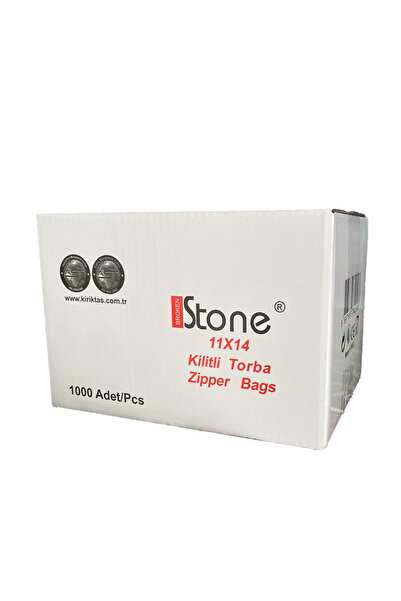 Broken Stone Kilitli Torba Mama Çerez Poşeti 11x14 100 Adet