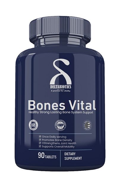 deltabiotics Bones Vital – Healthy Strong Lasting Bone System Support Comprehensive Formula