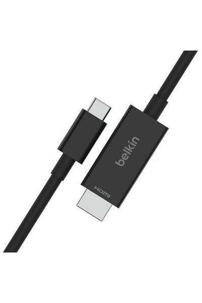 Belkin High-Speed HDMI 2.1 to USB-C Cable – 8K & 4K, HDR, HBR3, DSC, HDCP 2.2 – Black