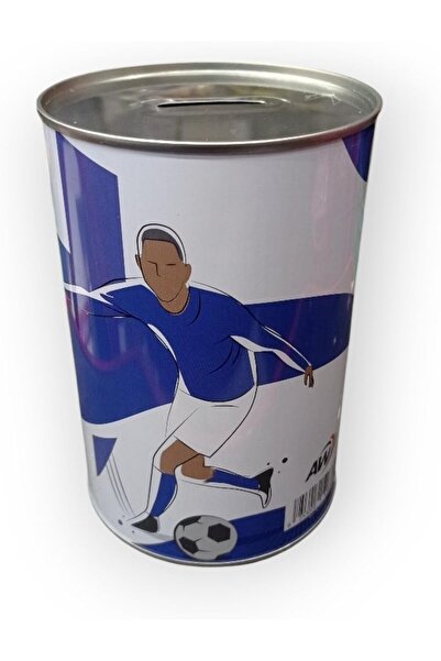 Other حصالة نقود معدنية دائرية للأطفال - بيضاء - متينة وآمنة وممتعة للأعمار من 3 سنوات فما فوق