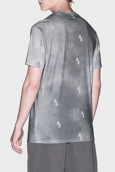 Armani Exchange With Logo Cotton Regular Fit Crew Neck t Shirt Men t Shirt Xm001900 Af10356 F805