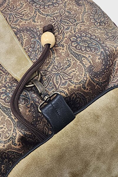 Ayşe Teyze'nin Çantaları Women's Green Handmade Backpack