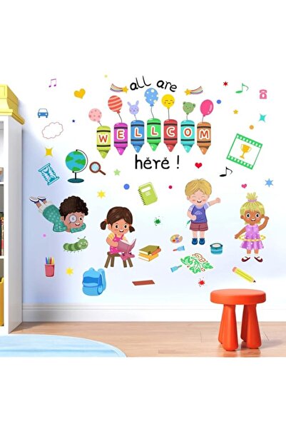 Generic Brand Classroom Reading Wall Stickers for Kids: Peel and Stick All ar...