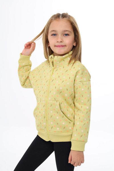 Toontoy Girl's Printed Cardigan