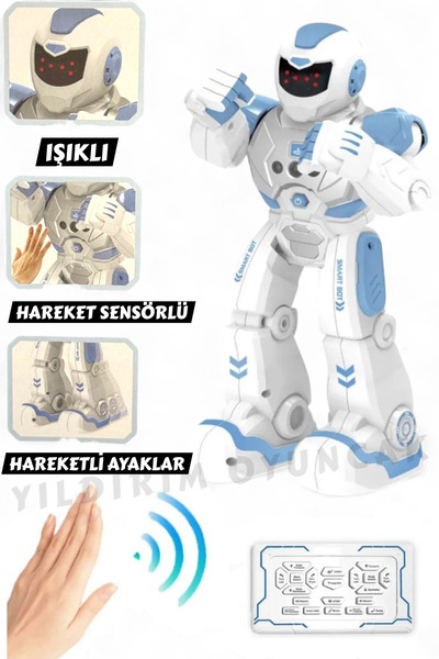 YILDIRIM OYUNCAK 19 Fonksiyonlu Uzaktan Kumandalı ve El Sensörlü Şarjlı Led I...