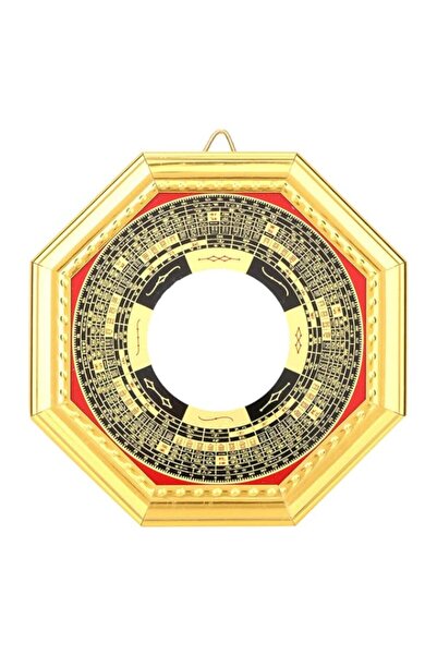 Generic Luqeeg Traditional Convex Mirror 13.5cm, Inviting Money and Treasure Wealth, Chinese Feng Shui Bagu
