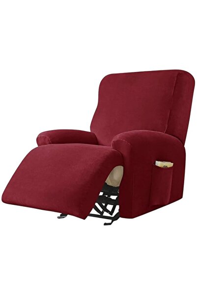 Generic Velvet Stretch Recliner Cover, Recliner Chair Cover Soft Recliner Sli...
