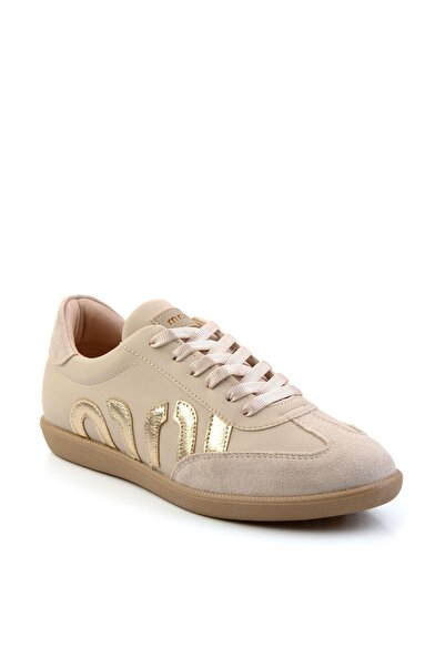 Bambi Ekru Bej Kadın Sneaker K01179888809